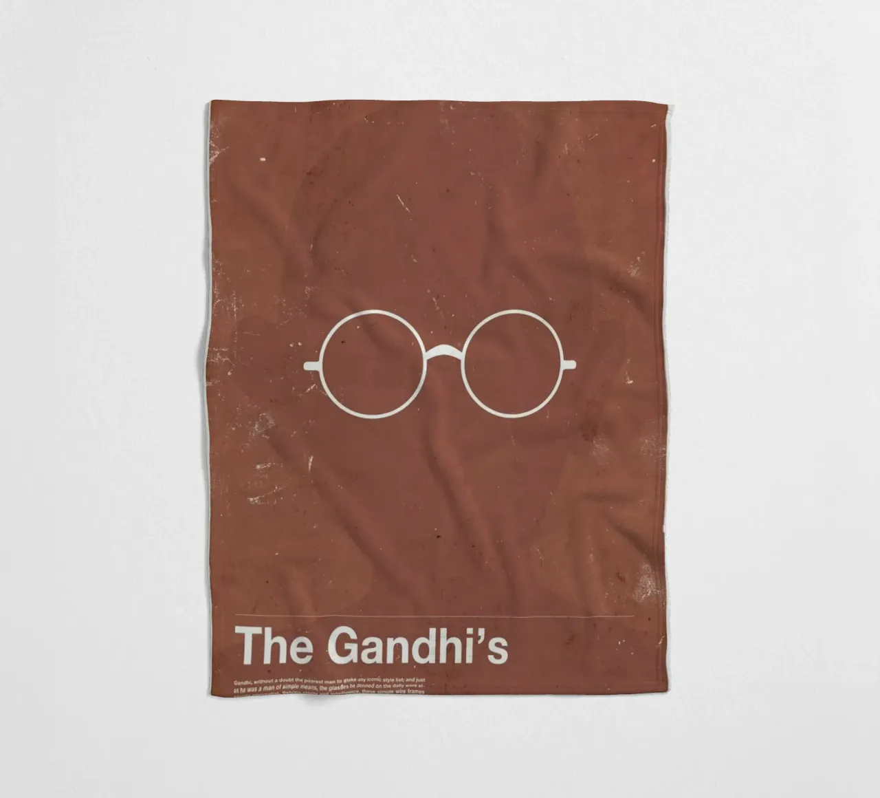 Framework Gandhi coperta in pile da Moxy Creative House