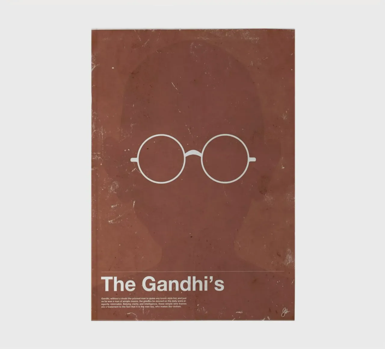 Framework Gandhi notebook by Moxy Creative House