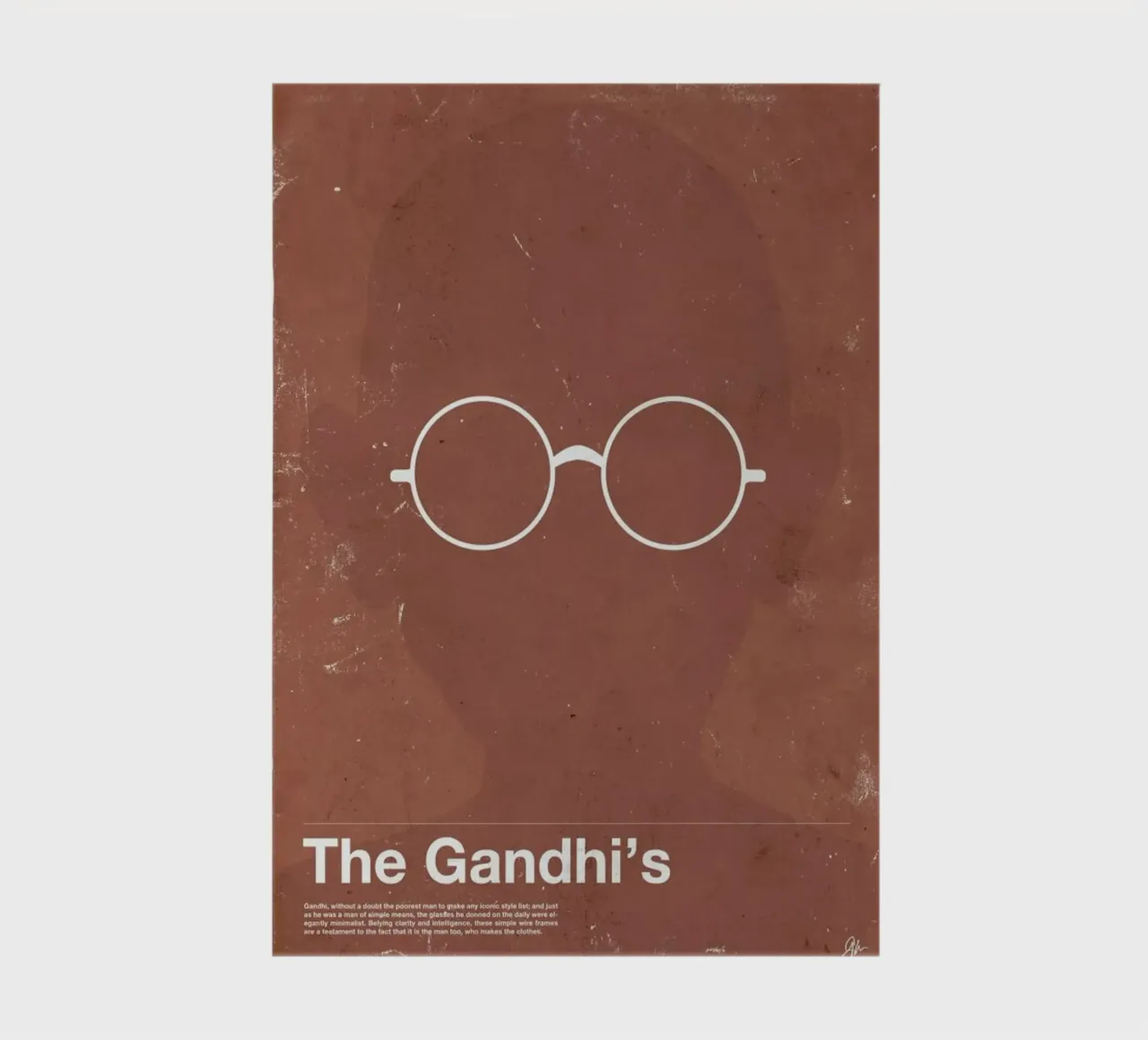 Framework Gandhi notebook by Moxy Creative House