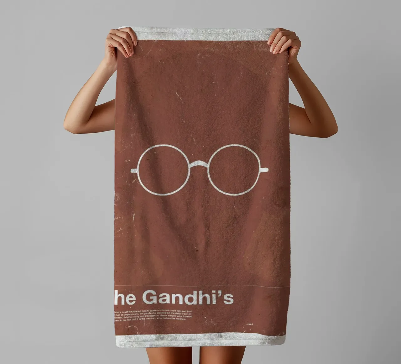 Framework Gandhi asciugamano da bagno da Moxy Creative House