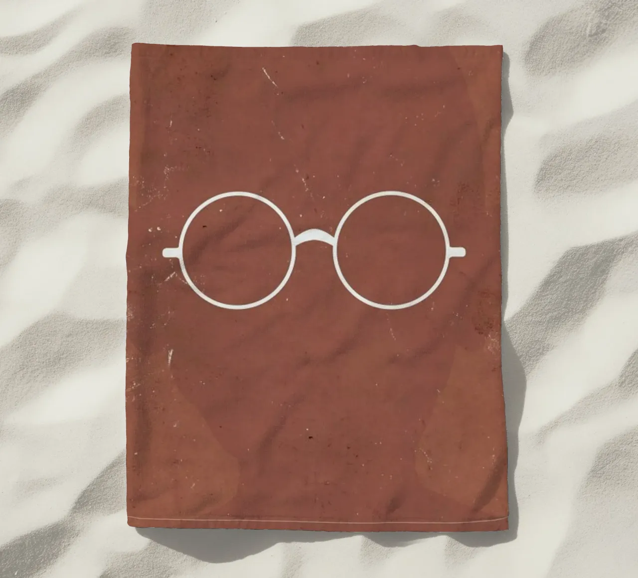 Framework Gandhi Strandtuch von Moxy Creative House
