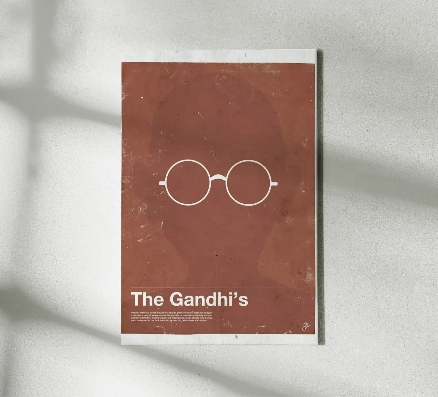 Framework Gandhi canvas by Moxy Creative House