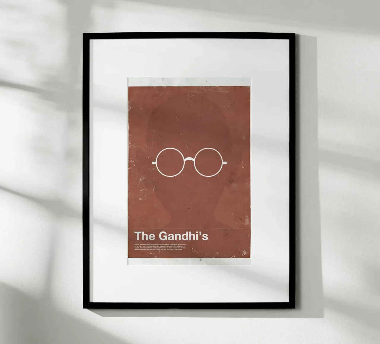 Framework Gandhi carta hahnemühle da Moxy Creative House