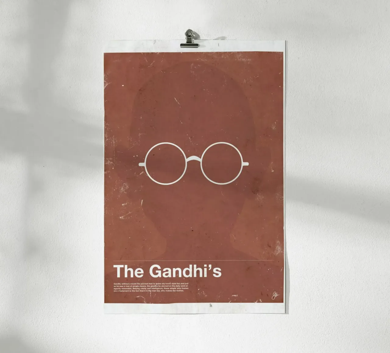 Framework Gandhi carta hahnemühle da Moxy Creative House