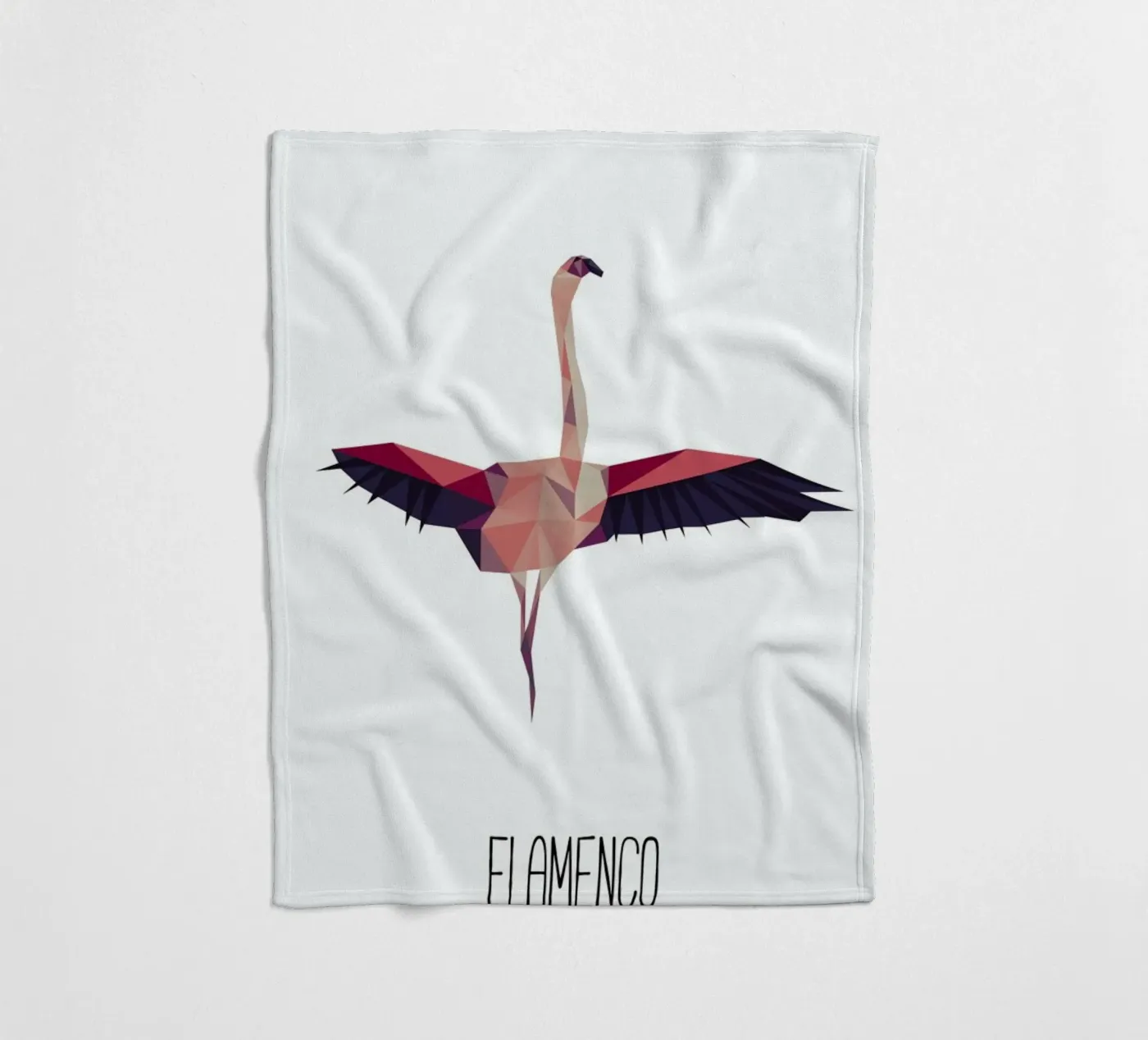 Flamenco Fleecedecke von Sabrina Ziegenhorn