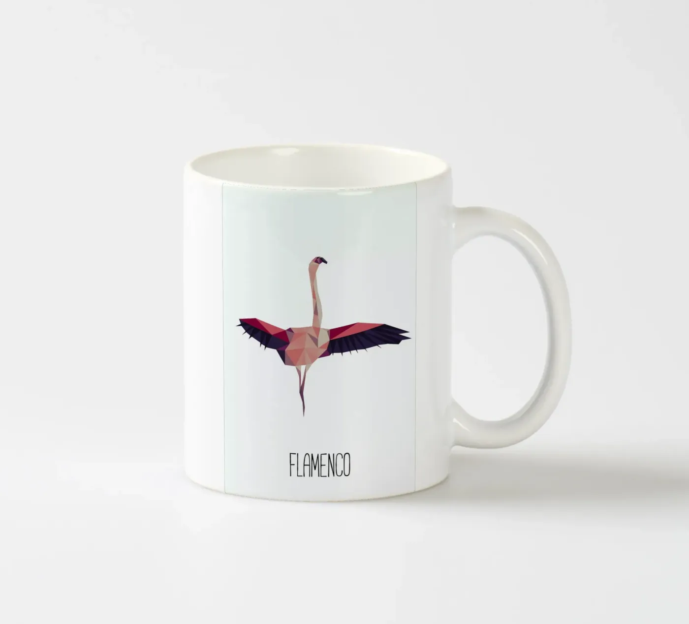 Flamenco ceramic mug by Sabrina Ziegenhorn