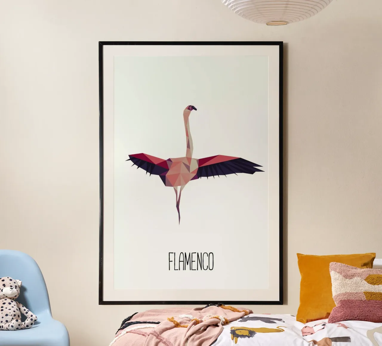 Flamenco poster van Sabrina Ziegenhorn