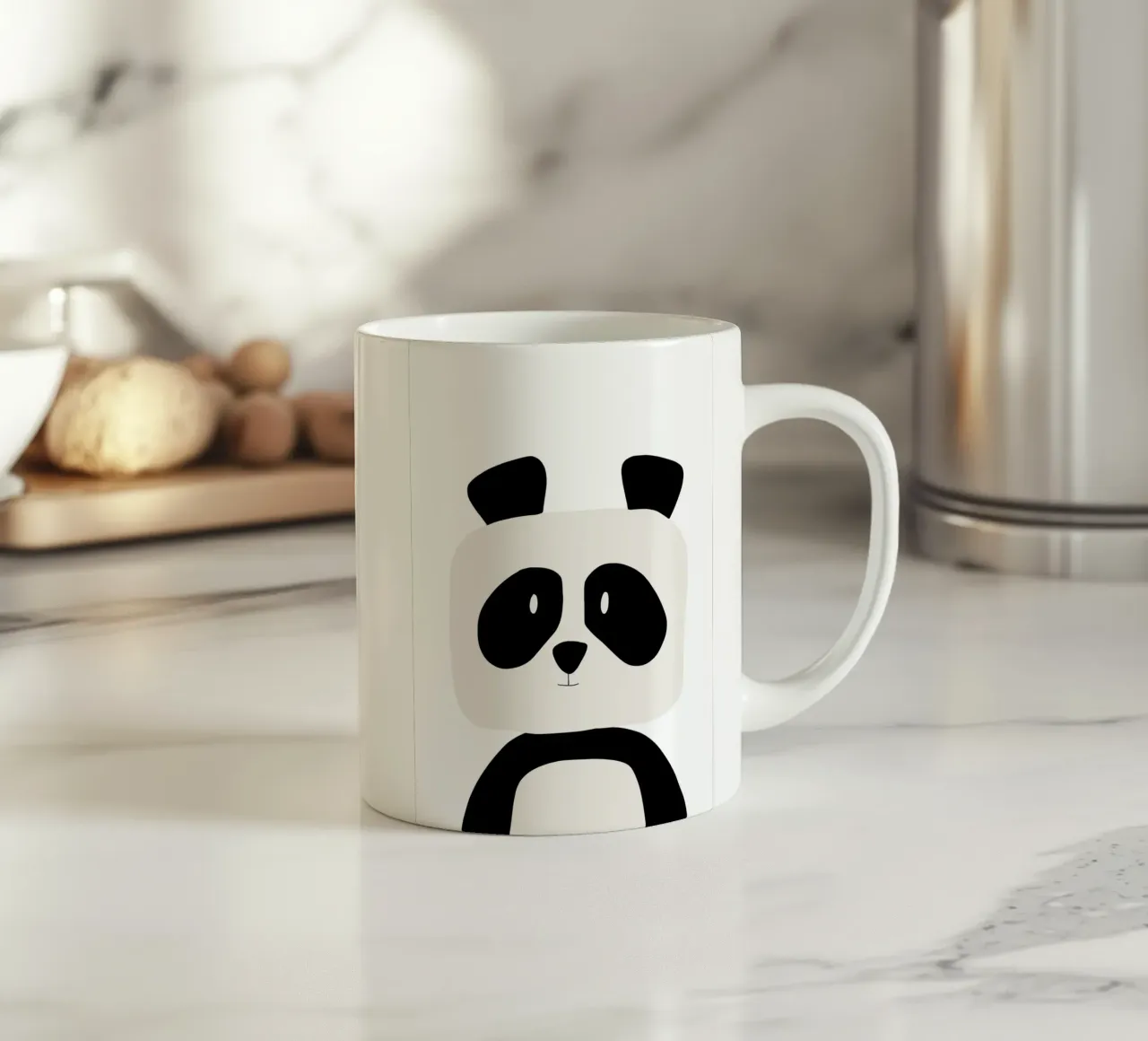 Panda ceramic mug by BINNE