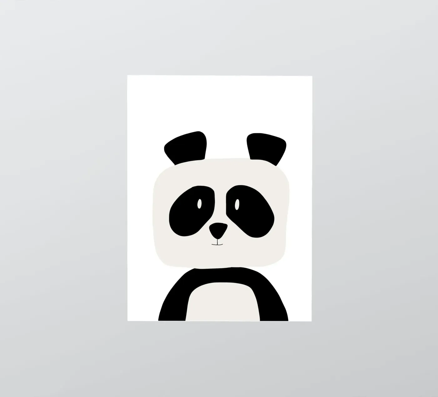 Panda sticker van BINNE