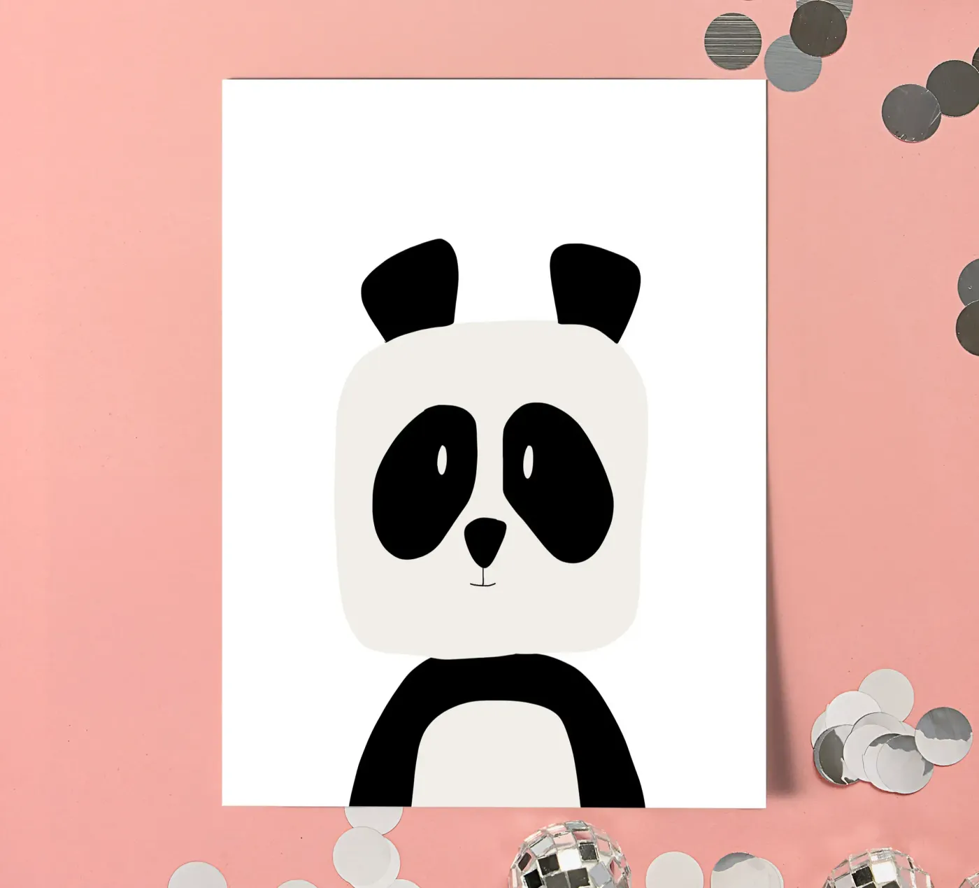 Panda Stickerbogen von BINNE