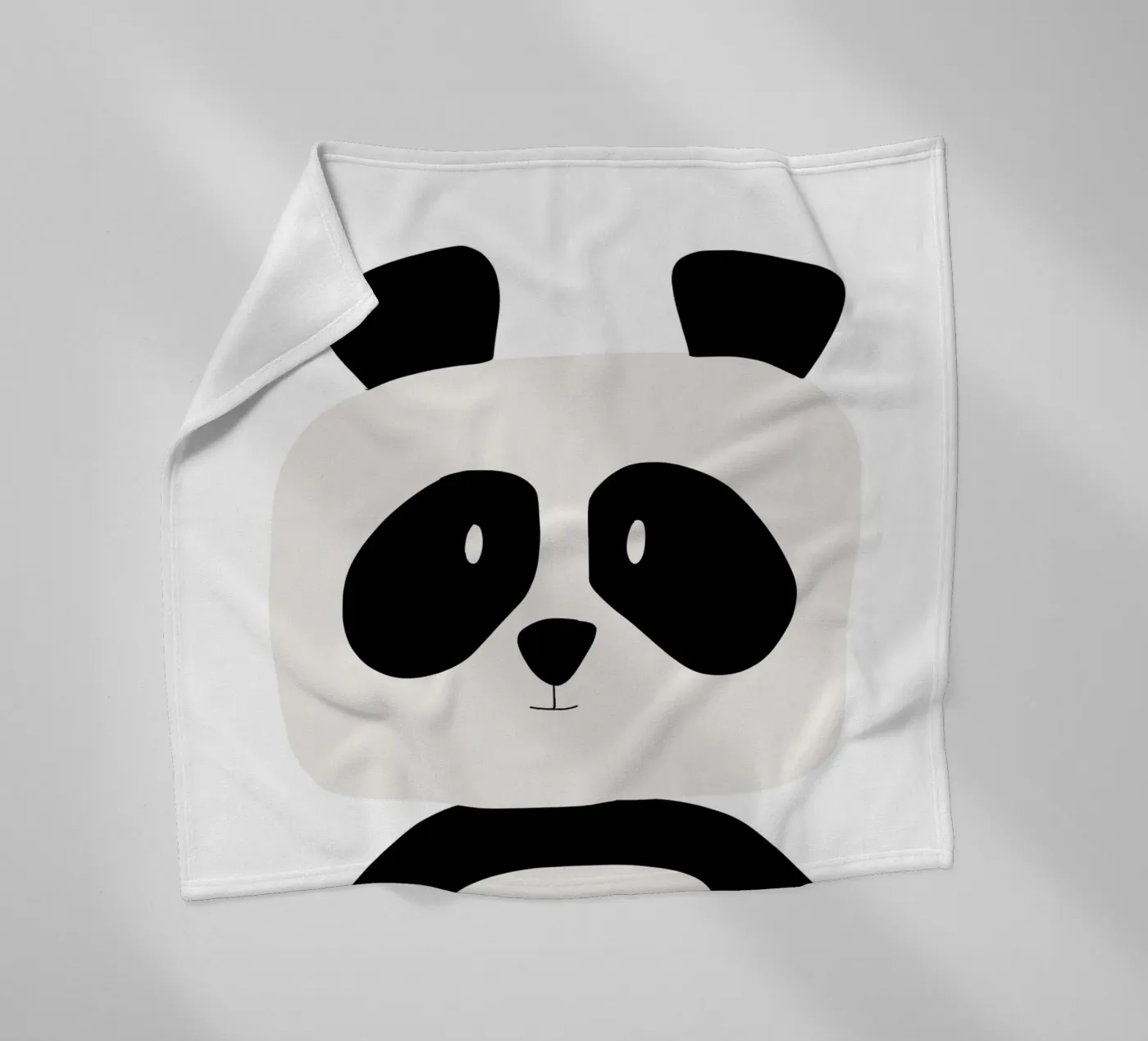 Panda fleece blanket by BINNE