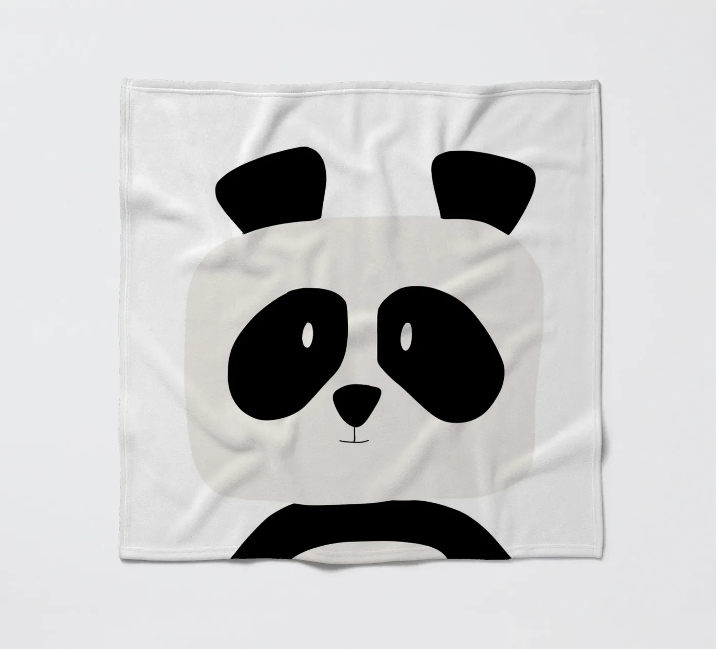 Panda fleece blanket by BINNE