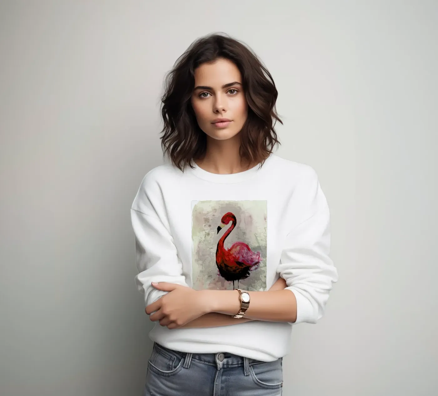 Flamingo felpa da Sabrina Ziegenhorn