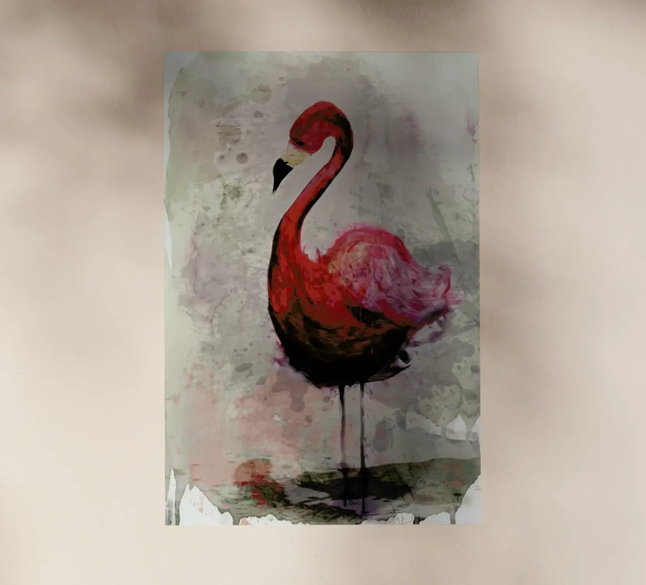 Flamingo pellicola backlit da Sabrina Ziegenhorn