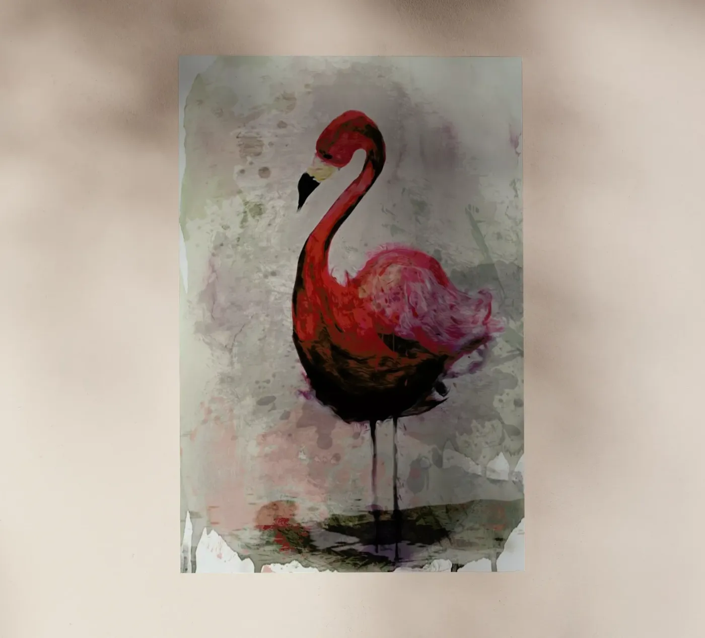 Flamingo pellicola backlit da Sabrina Ziegenhorn