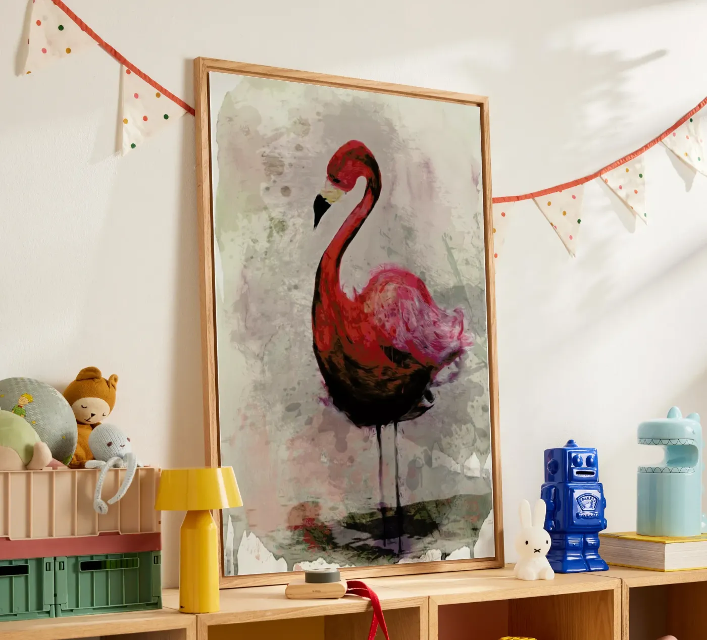 Flamingo plexiglass da Sabrina Ziegenhorn