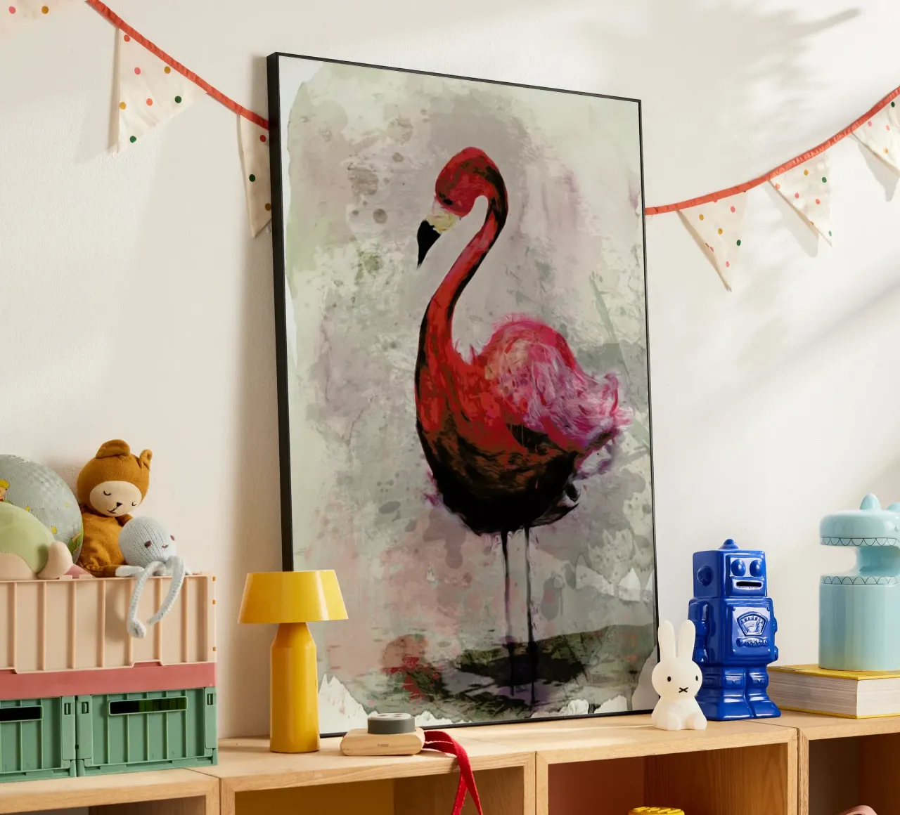 Flamingo alluminio dibond da Sabrina Ziegenhorn