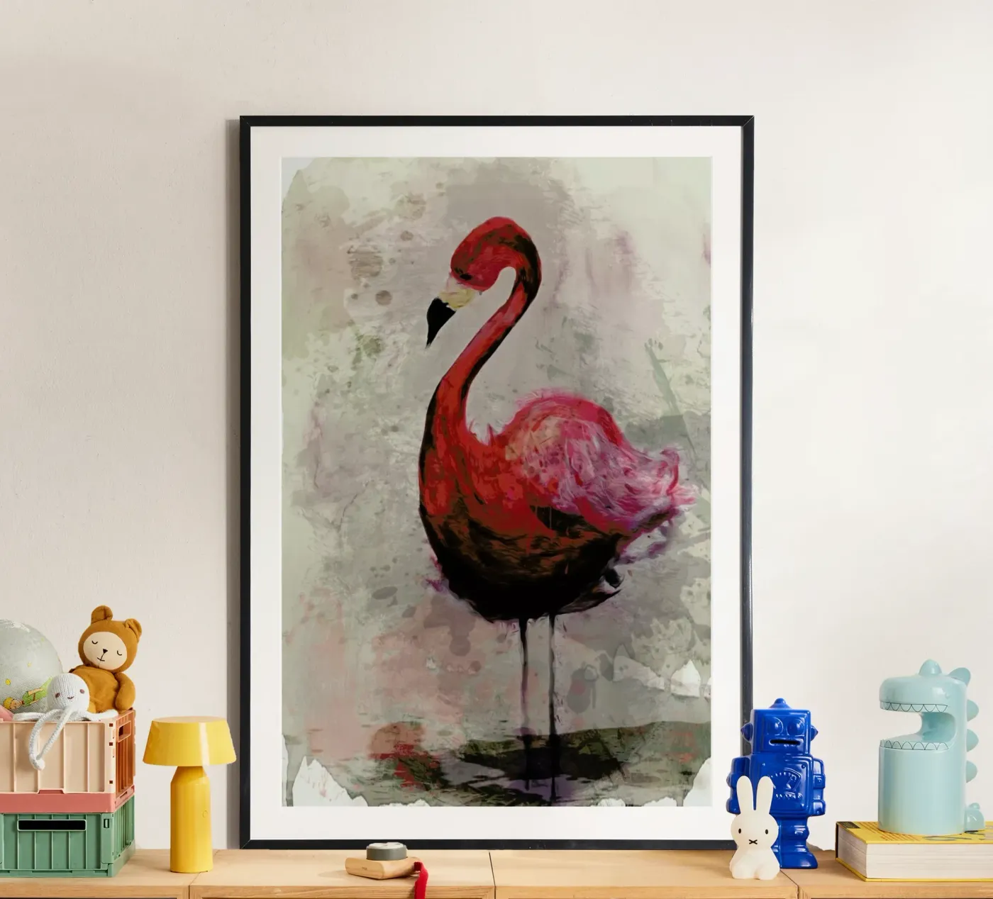 Flamingo Poster von Sabrina Ziegenhorn