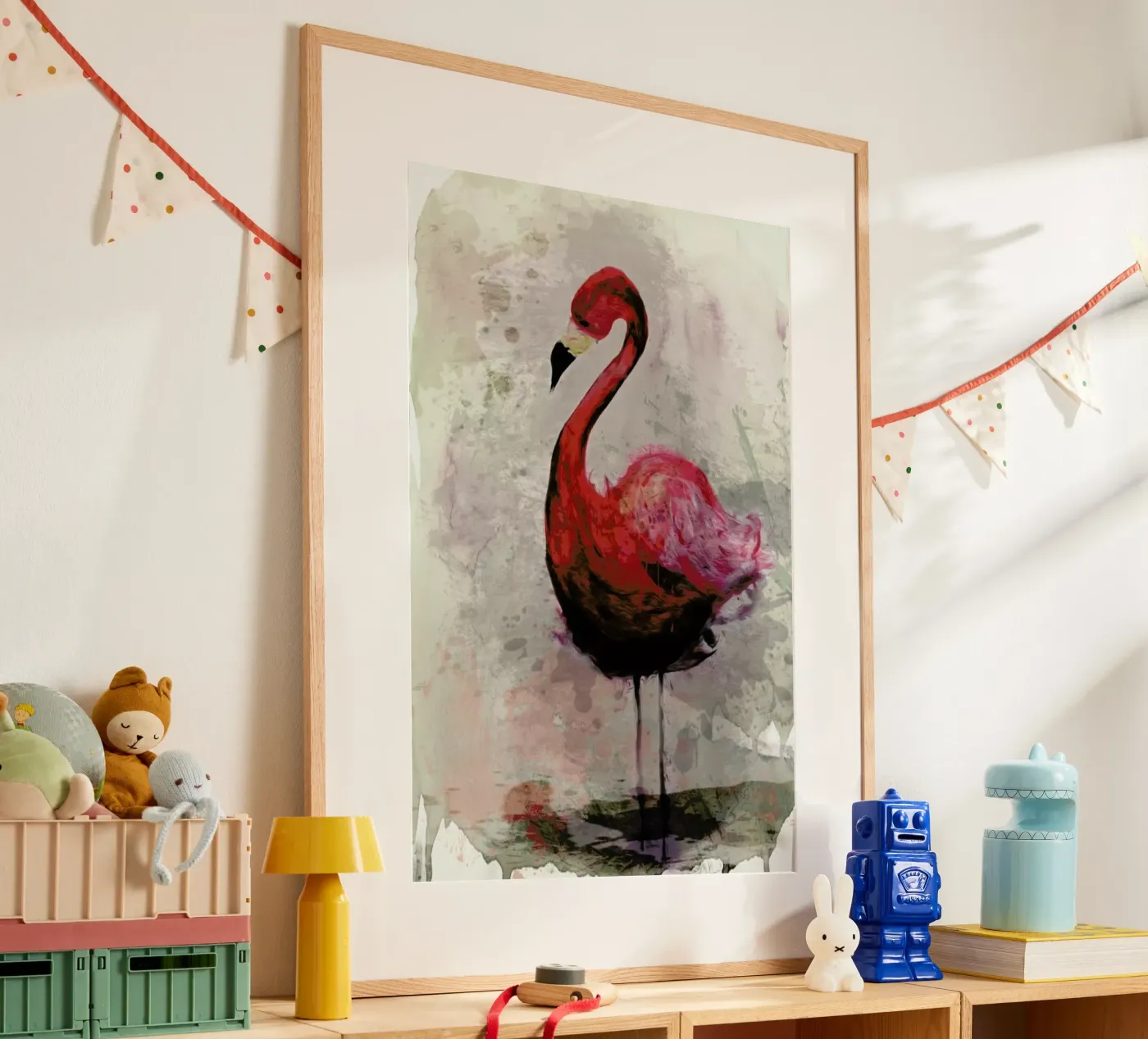 Flamingo Poster von Sabrina Ziegenhorn