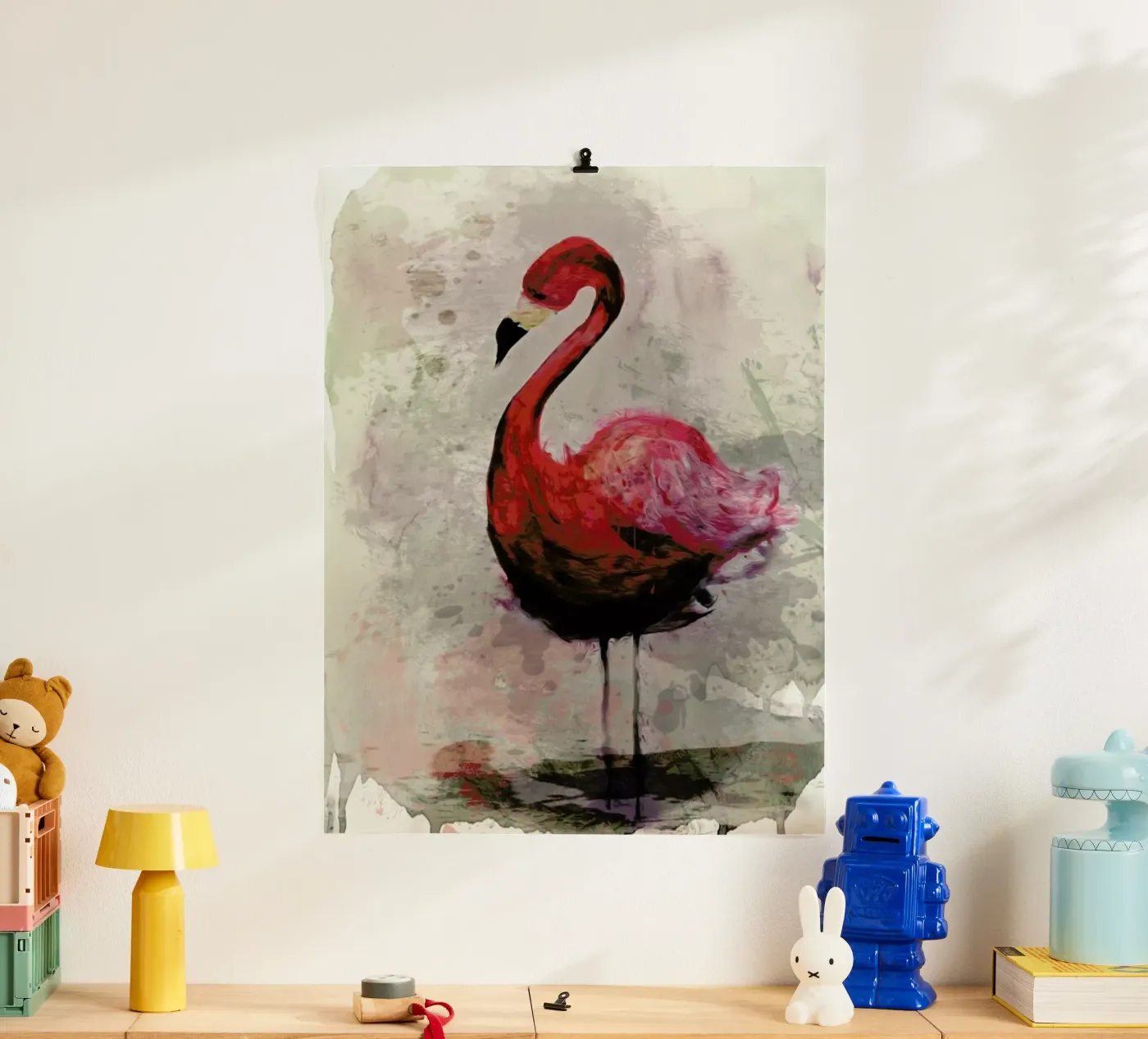 Flamingo Poster von Sabrina Ziegenhorn