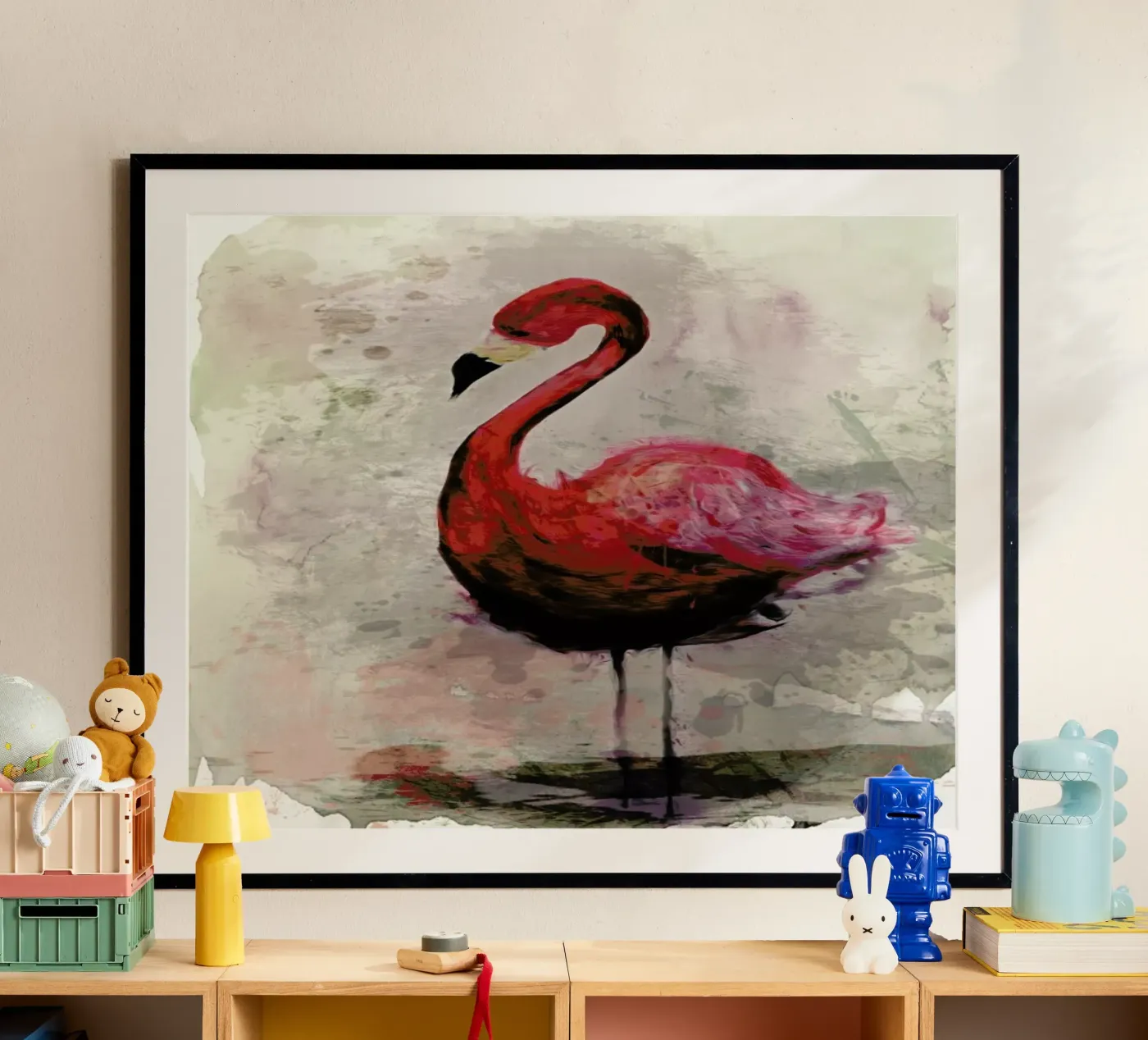 Flamingo Poster von Sabrina Ziegenhorn