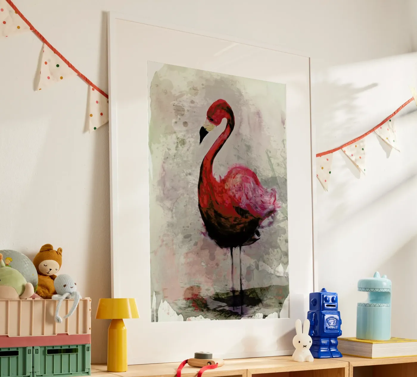 Flamingo Poster von Sabrina Ziegenhorn