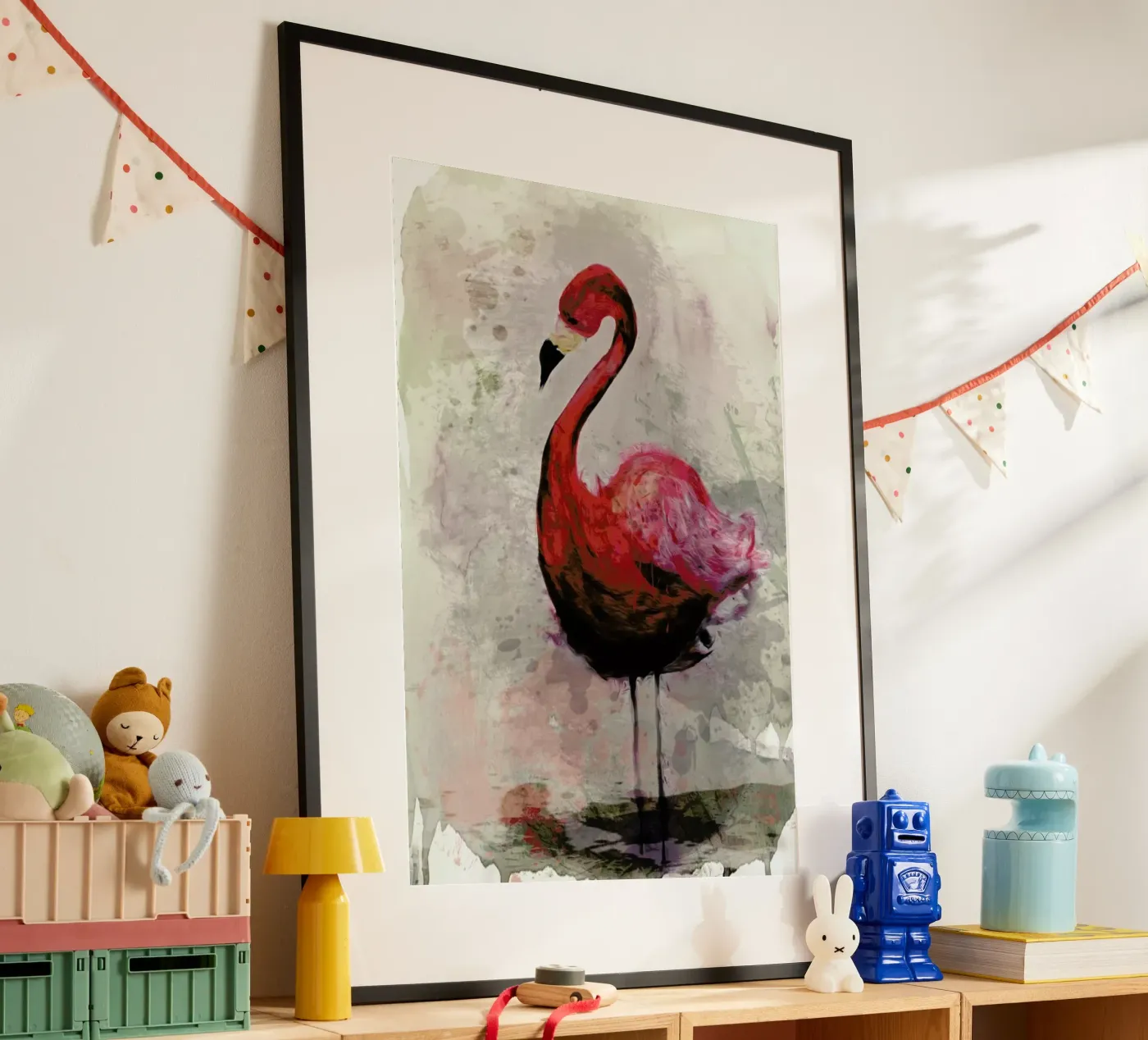 Flamingo Poster von Sabrina Ziegenhorn