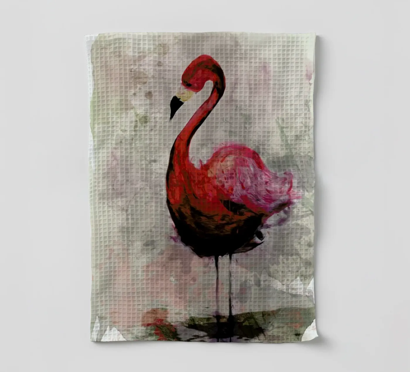 Flamingo Geschirrtuch von Sabrina Ziegenhorn