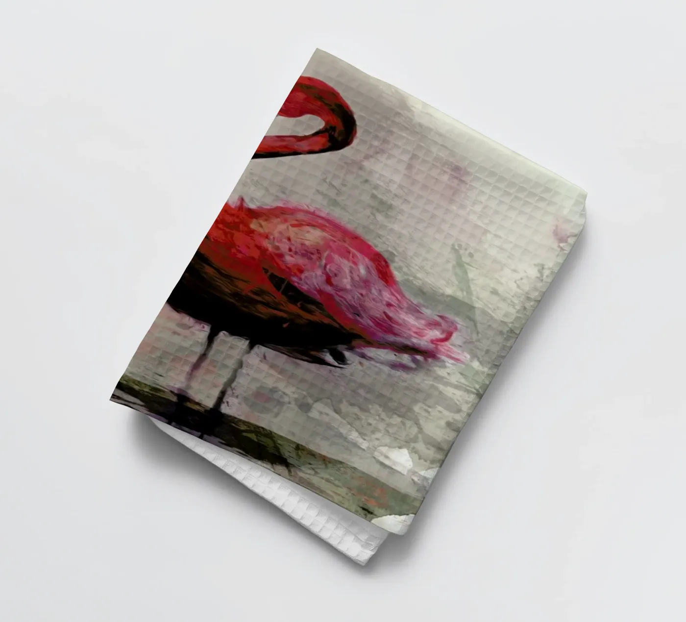 Flamingo Geschirrtuch von Sabrina Ziegenhorn