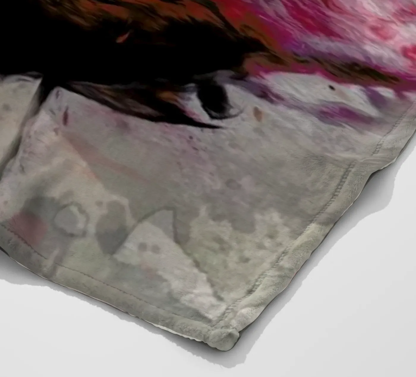 Flamingo Fleecedecke von Sabrina Ziegenhorn