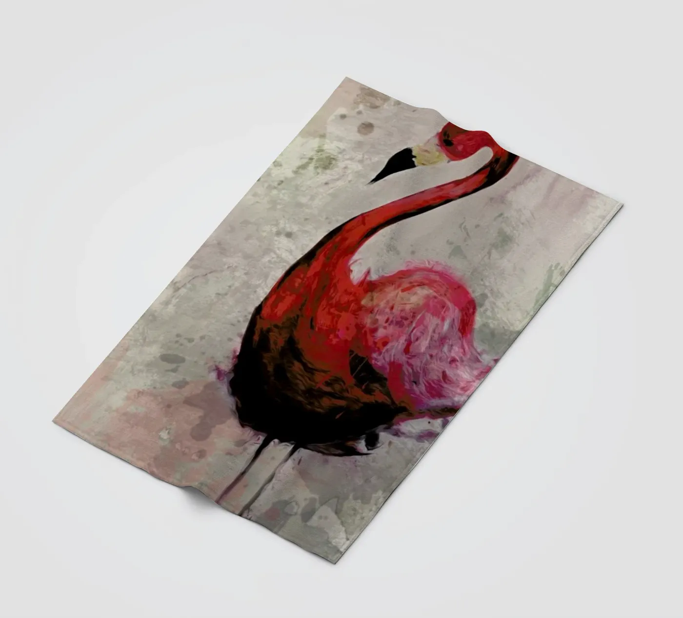 Flamingo fleecedeken van Sabrina Ziegenhorn