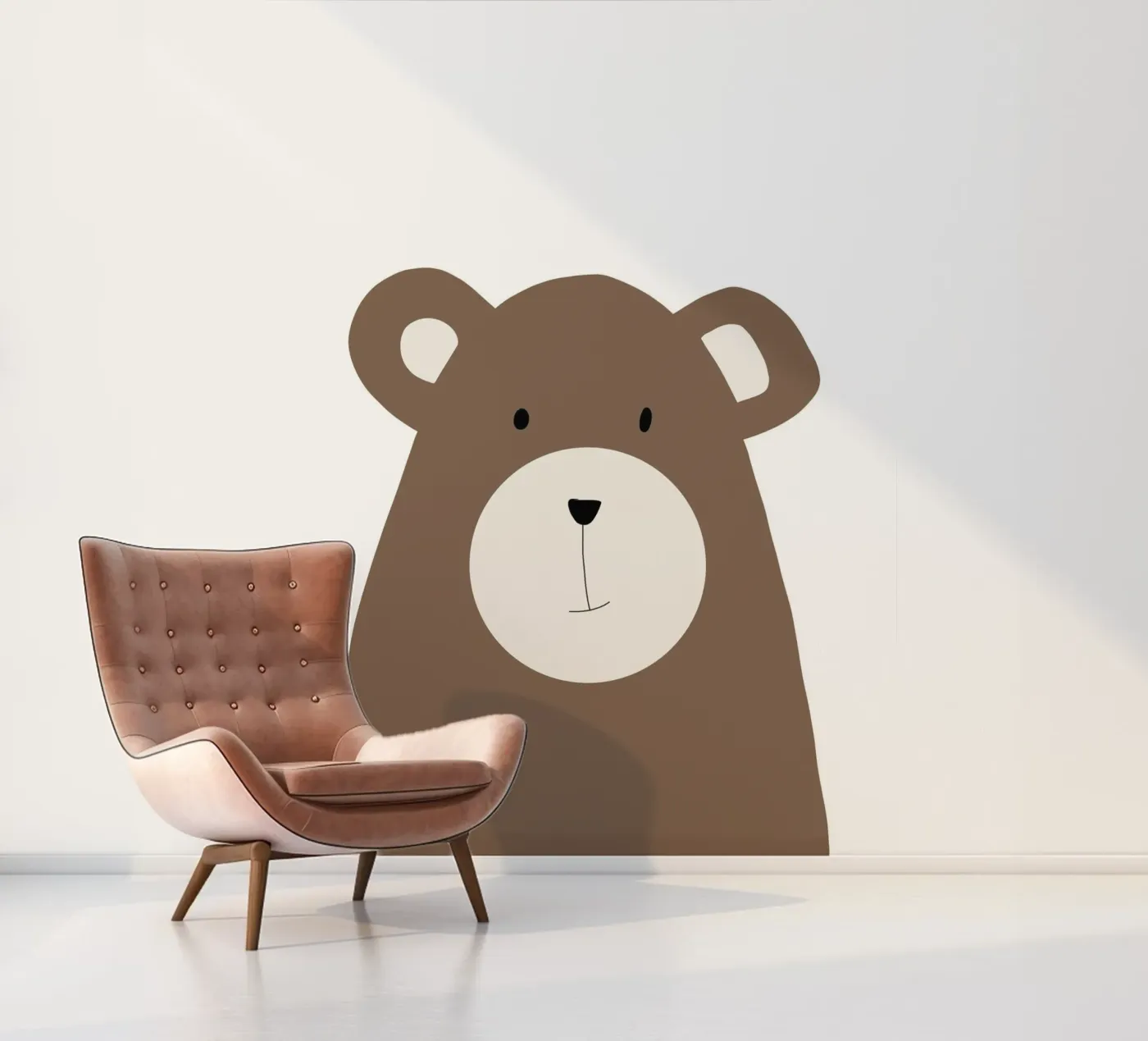 Bär fotobehang van BINNE