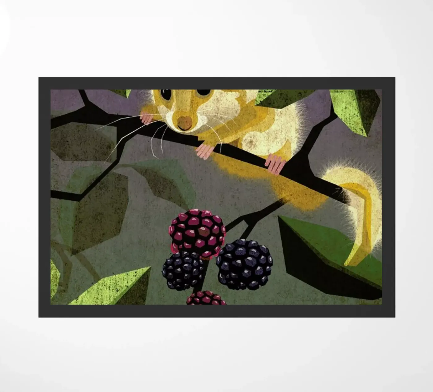 Haselmaus paillasson de Sabrina Ziegenhorn