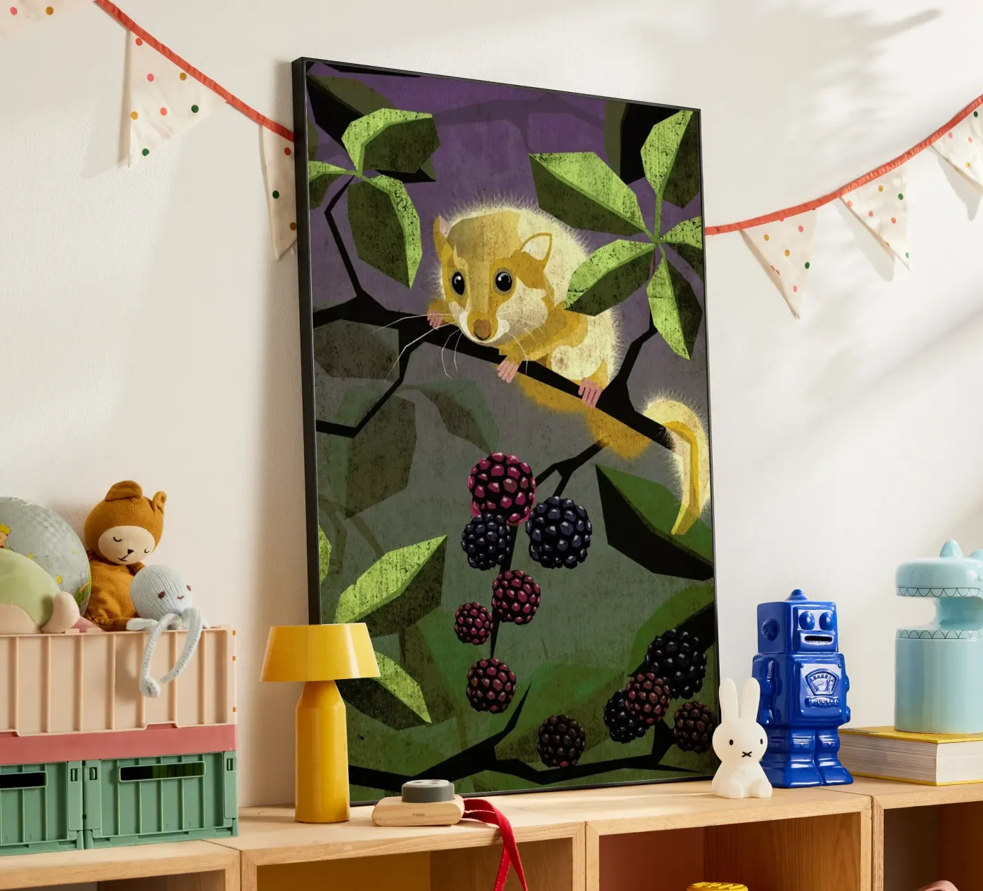 Haselmaus alluminio dibond da Sabrina Ziegenhorn