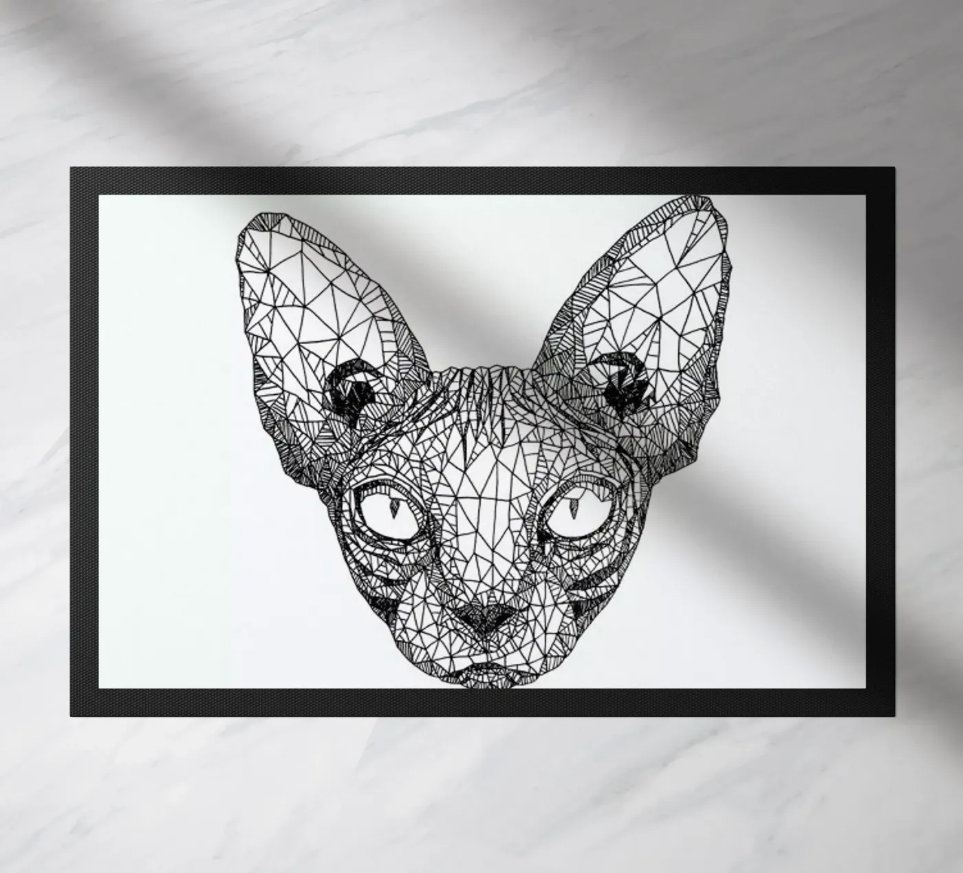 Sphynx Cat deurmat van Pen & Ink