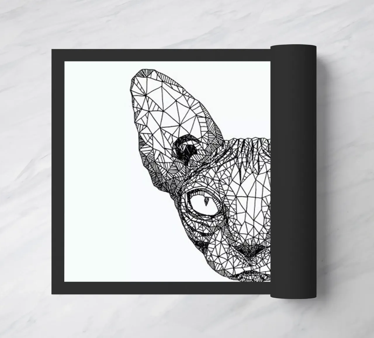 Sphynx Cat zerbino da Pen & Ink