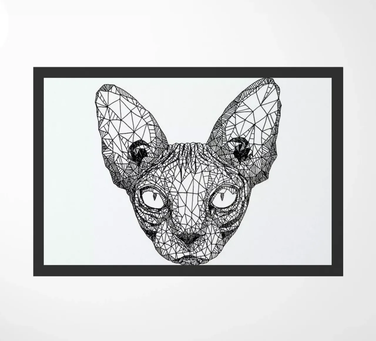 Sphynx Cat zerbino da Pen & Ink