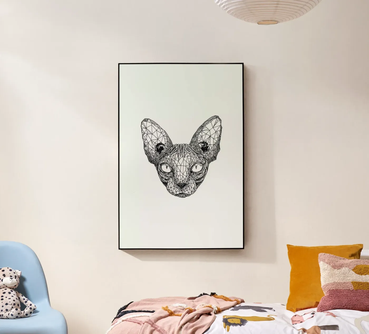 Sphynx Cat plexiglass da Pen & Ink
