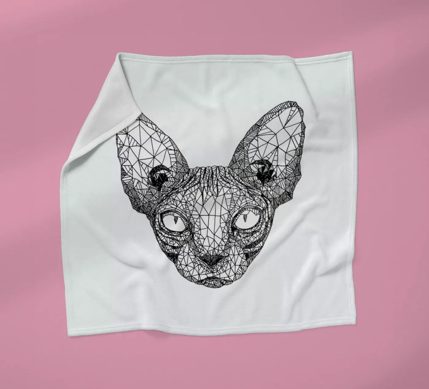 Sphynx Cat Fleecedecke von Pen & Ink