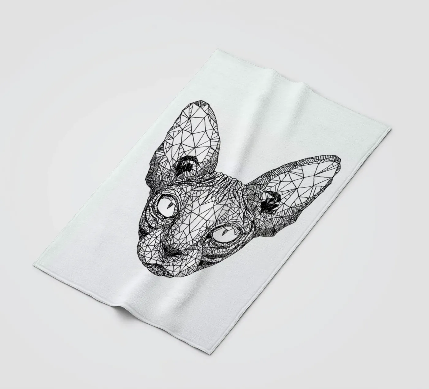 Sphynx Cat Fleecedecke von Pen & Ink