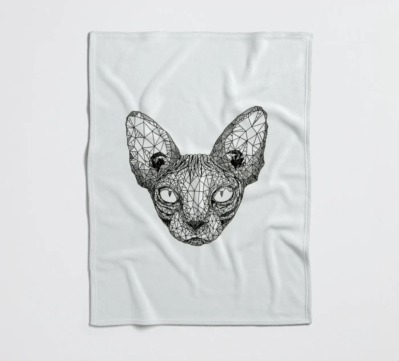 Sphynx Cat Fleecedecke von Pen & Ink