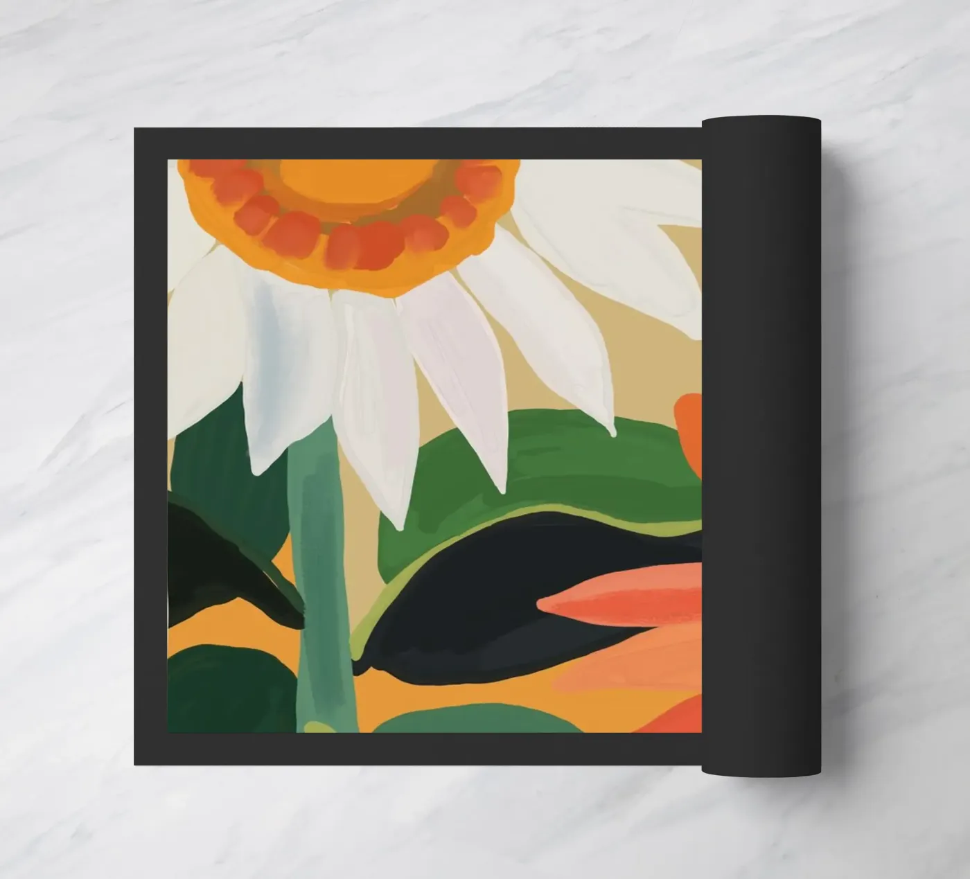 Sunflowers 22 doormat by ThingDesign