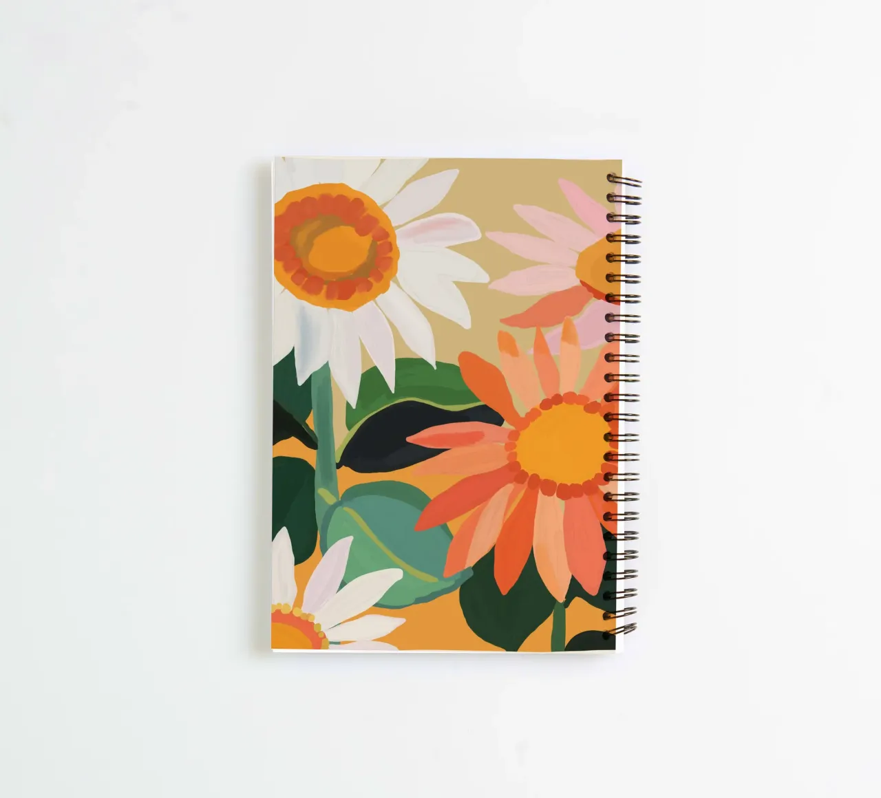 Sunflowers 22 spiral notebook by ThingDesign
