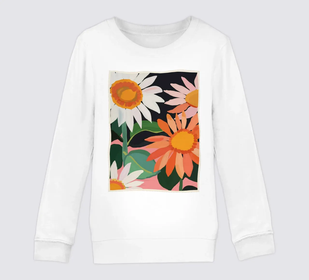 Sunflowers 23 kids sweatshirt by ThingDesign