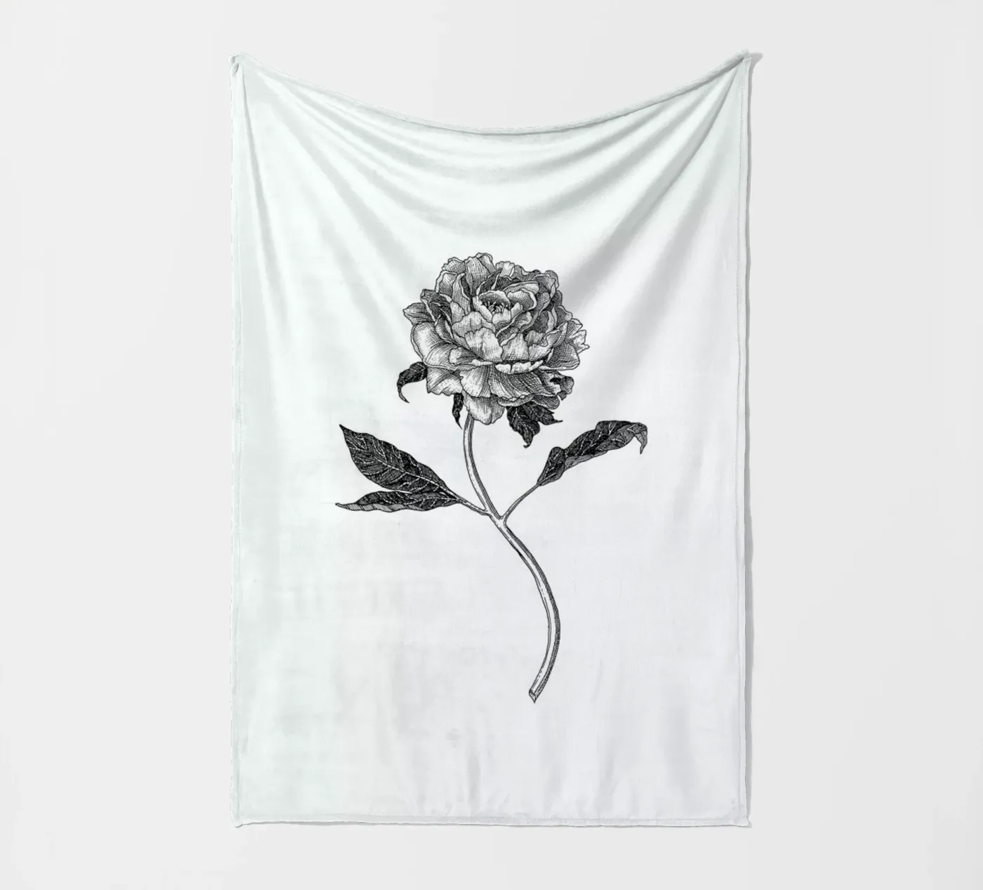 Peony fleecedeken van Pen & Ink