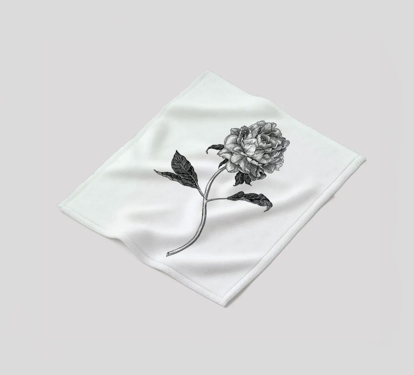 Peony fleecedeken van Pen & Ink