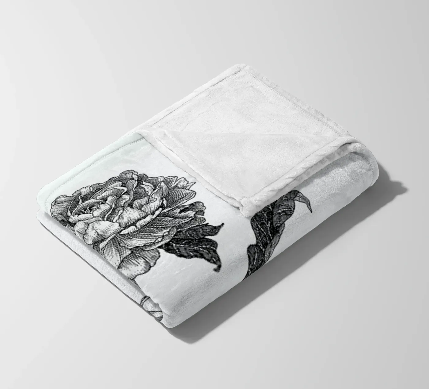 Peony fleecedeken van Pen & Ink