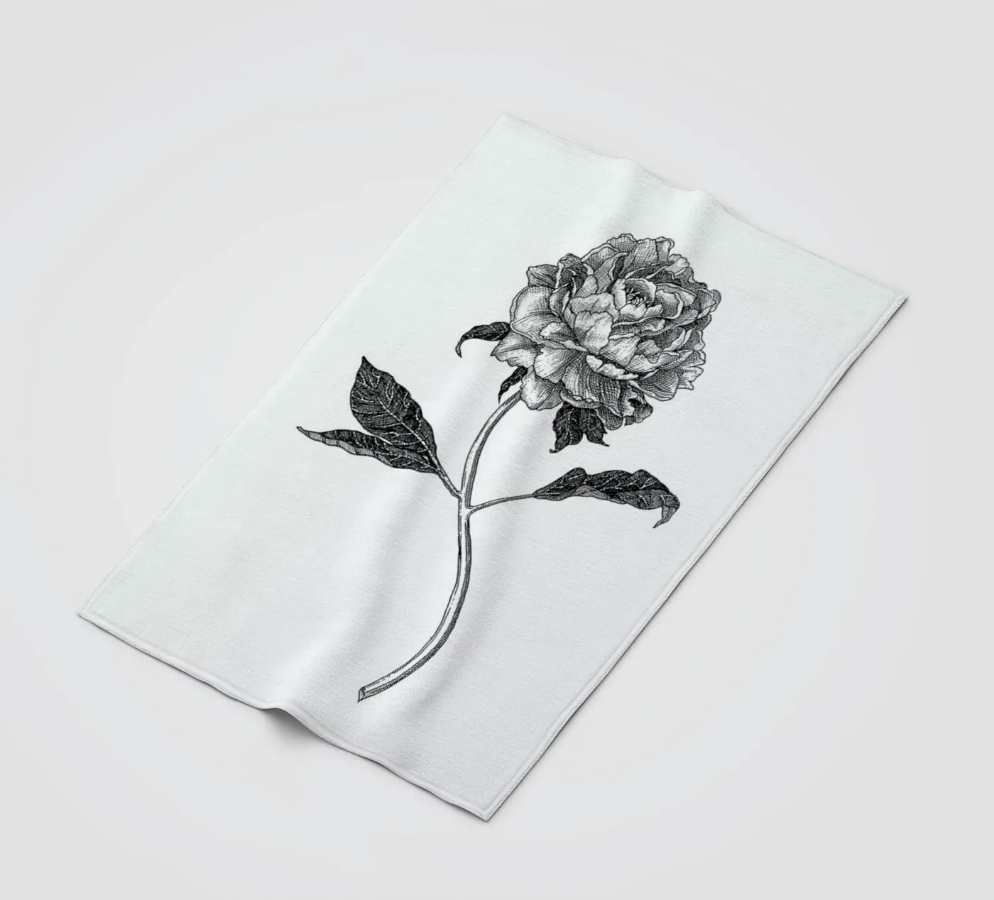 Peony fleecedeken van Pen & Ink