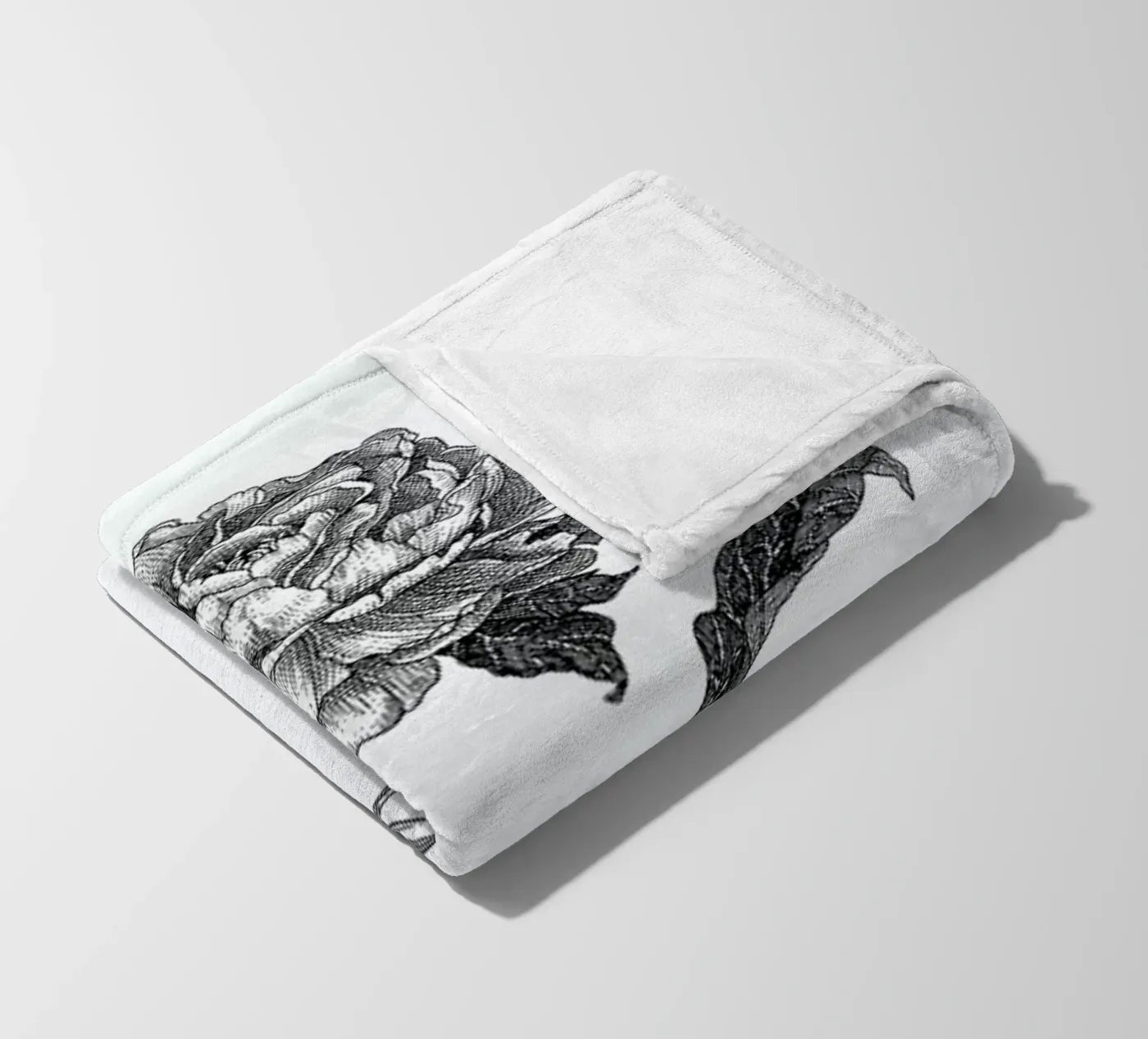 Peony fleecedeken van Pen & Ink