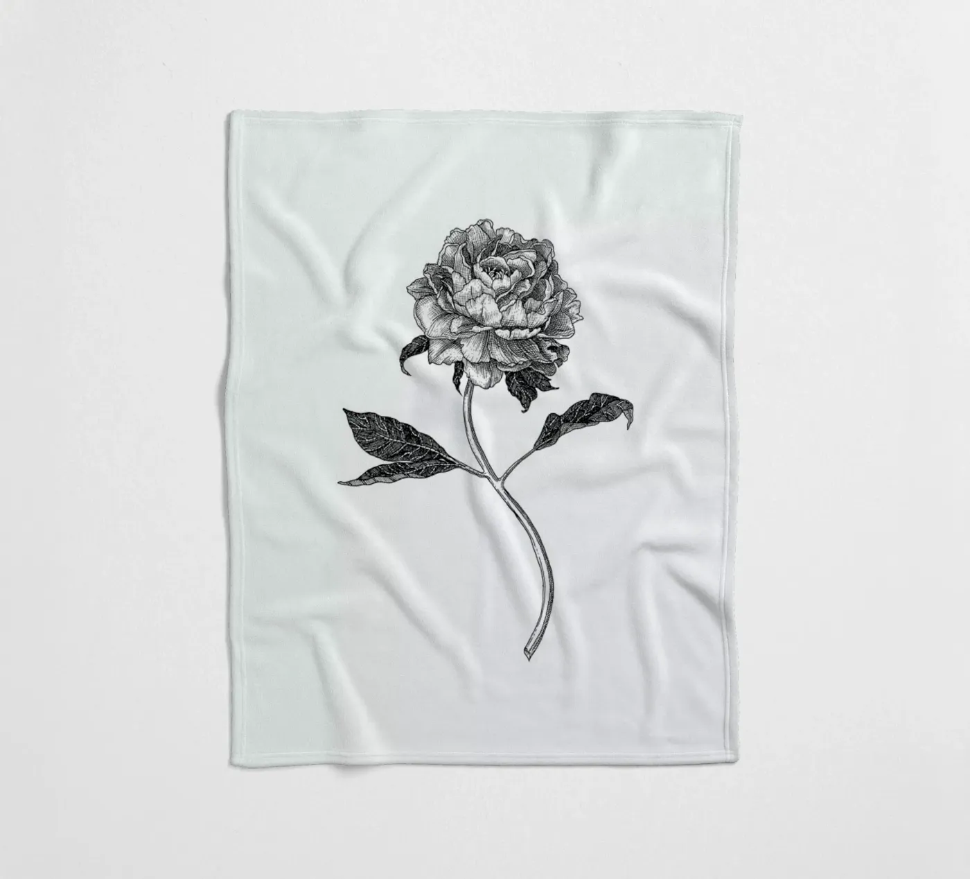 Peony fleecedeken van Pen & Ink